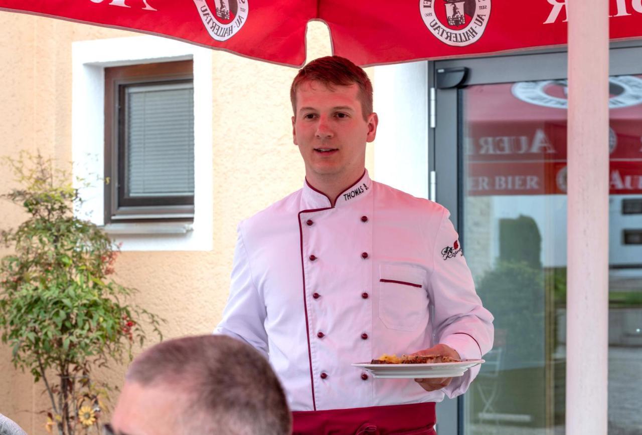 Hotel Gasthof Rosenwirt Au in der Hallertau Esterno foto